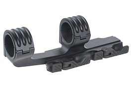 Blackcat Airsoft 30/35mm QD Extension Dual Scope Mount - Black