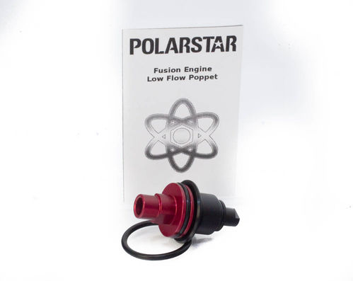 Polarstar Fusion Engine Low-Flow poppet, Red, ASM