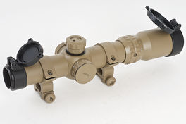 AIM 1-4X24SE Tactical Scope (Red / Green Reticle) - DE