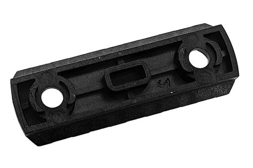 GK Tactical M-LOK Nylon 5 Picatinny Rail Sections (4pcs / Set) - Black