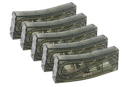 ARES 140 rds M16 Mid Cap Magazine for M4 / M16 AEG (5PCS / BOX) - Transparent