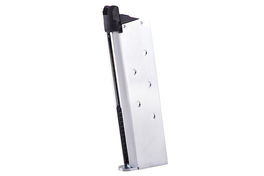 Tokyo Marui 26rds M1911A1 Government Chrome Stainless Magazine