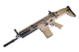Tokyo Marui Scar-Heavy (FDE) Next Generation (NGRS) Airsoft AEG Rifle