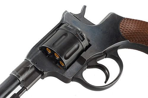 Gun Heaven (Win Gun) Nagant M1895 CO2 Revolver Weathered - BK