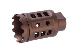 G&P Meat Cutter (S) for Tokyo Marui M16 Series (14mm CW  & CCW Adaptor included) - Sand