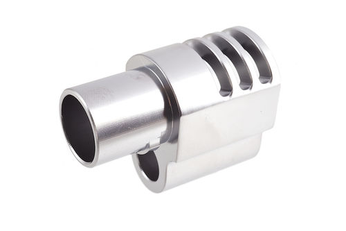 Madbull Punisher Style Compensator for Socom Gear / WE 1911 (Silver) <font color=red> (Not for Germany)</font>