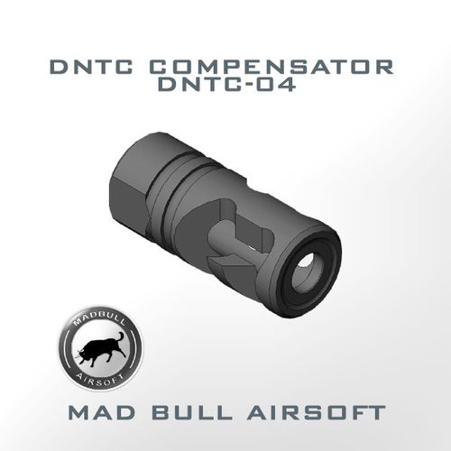 Madbull Primary Weapons Aluminum DNTC Compensator (Black / 14mm CW) <font color=red> (Not for Germany)</font>
